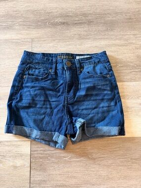 Aeropostale High Waist Midi Denim Shorts - Size 00